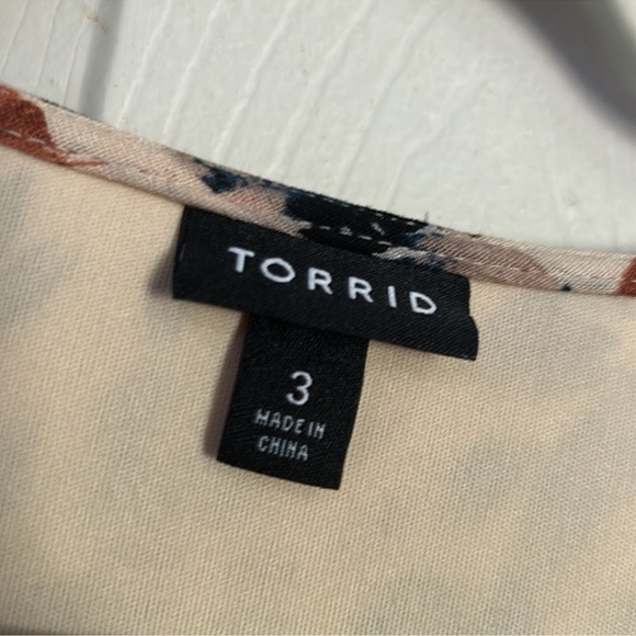 Torrid Mini Gauze Lace-Up Skater Dress - Picture 6 of 14